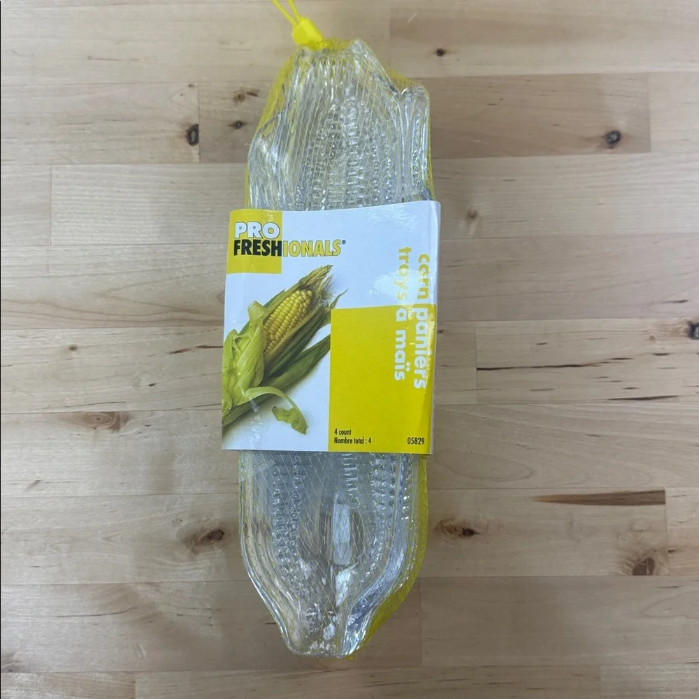 Stainless Steel Grill Wok, Corn on the Cob Accessories & Napkins Summertime BBQ